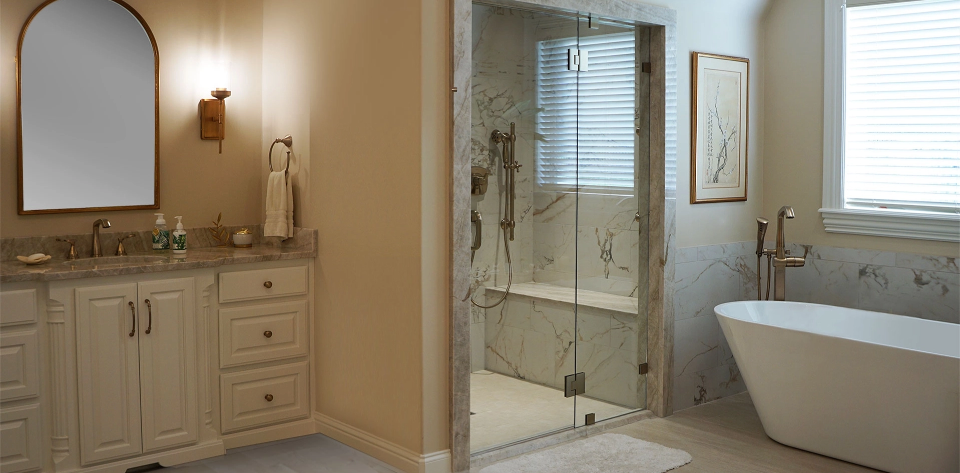 waterstone expansive bathroom suite